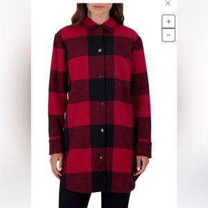 BB Dakota by Steve Madden Plaid Shirt Jacket